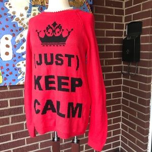 Forever 21 Red Adorable Sweater